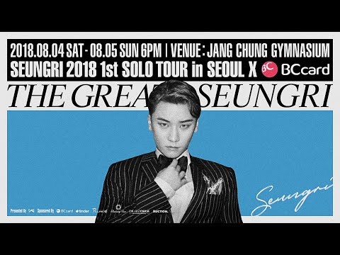 SEUNGRI - 2018 1st SOLO TOUR 'THE GREAT SEUNGRI' in SEOUL #1