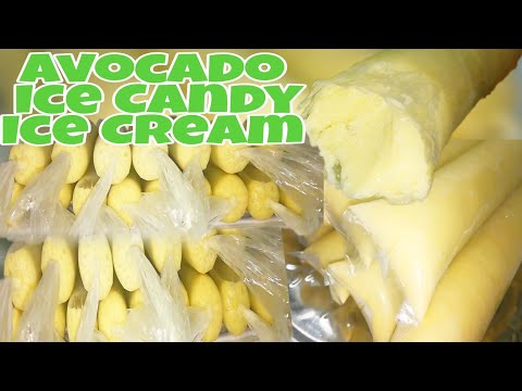 Creamy Avocado Ice Candy