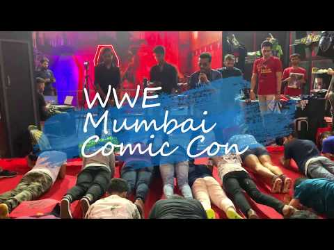 Hosting for WWE at Mumbai Comic Con | Hardik Vaidya