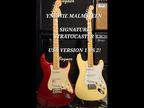 Yngwie Malmsteen Signature Strats US V1 vs V2