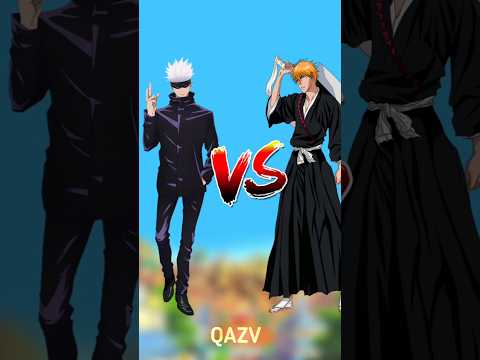 Gojo VS Ichigo | Who is strongest | #gojo #ichigo #shorts