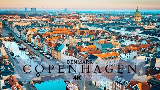 COPENHAGEN 4K Denmark 4k-The Happiest Country In The World- Cinematic Drone Footage