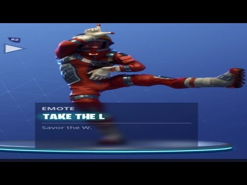 Fortnite   Take the L emote [1 MIN]