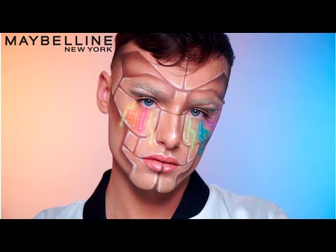 GRAPHIC COLORFUL HALLOWEEN MAKEUP LOOK | MAYBELLINE NEW YORK