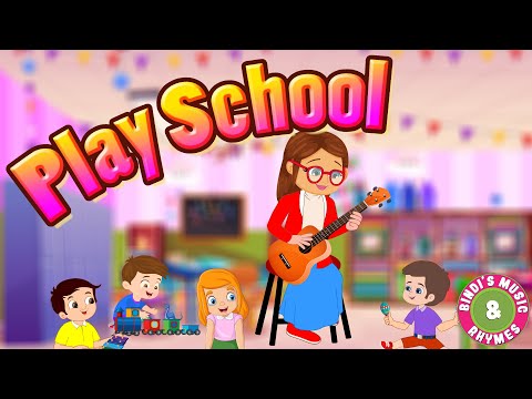 Playschool Rhyme for toddlers | Visit a preschool | Kids song by Bindi's Music & Rhymes