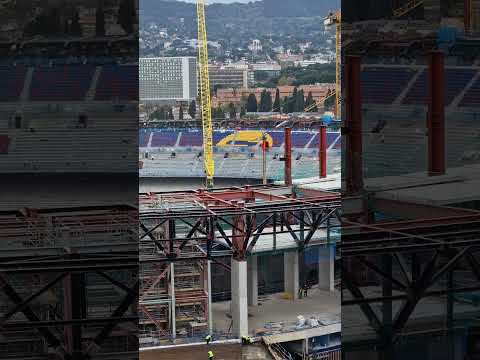 Obras camp nou #fcbarcelona #obrascampnou #barça #campnou #futbol #arquitectura #construction