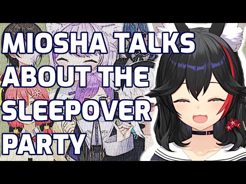 [hololive] Mio Talks About The Sleepover Party at Suisei's Place