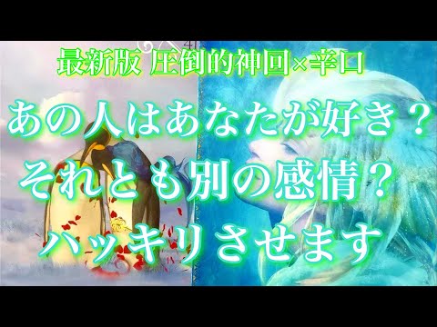 💕 最新版 辛口 圧倒的神回🐋 ハッキリさせます！あの人はあなたの事が好き？それとも新たな感情が芽生えたのか？🦋