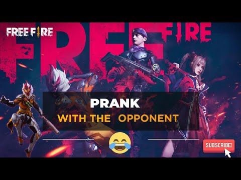 Prank gone wrong with opponent 😭. Lone wolf 1 vs 1 full prank gameplay free fire max ☠️⚡