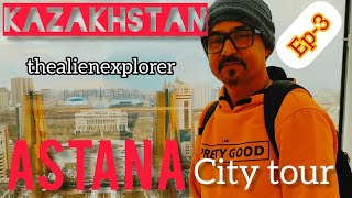 KAZAKHSTAN TOUR | ASTANA City tour | Snow fall | Palace of Peace| BAITEREK TOWER |