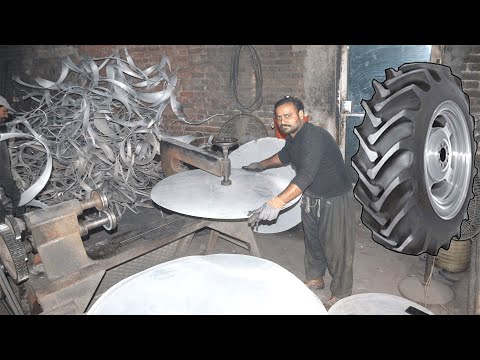 Amazing Technique Of Repair Big Tractor Tire || Amazing Art Of Making Cooking Big Pot