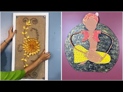 DIY Wall Art Ideas for Home Decor | Easy Ganesh Wall Art & Pot Design with Cotton Swabs