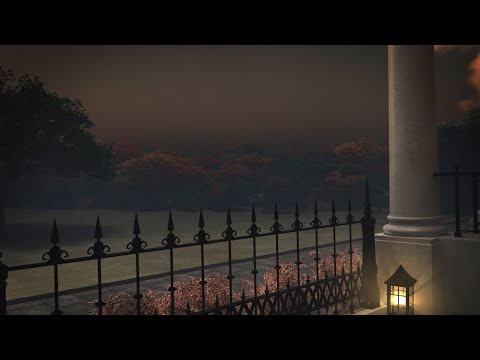 Dark Thunderstorm Approaches Over Regency Terrace | Jane Austen Ambience | Warm & Windy | 3 HOURS