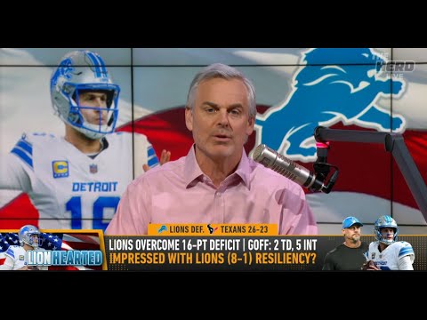 THE HERD | Colin Cowherd SHOCKED, Detroit Lions Are The MOST SPECIAL Team In The NFL