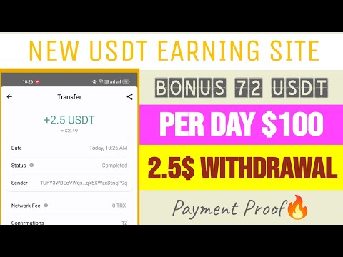 Latest Usdt Money Making Website | 2.5$ Instant Payment | New Usdt Income Site