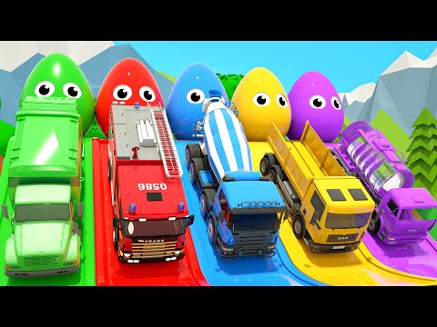 Color Balls & Sing a Song! | Wheels On the Bus Song! | Baby Nursery Rhymes & Kids Songs