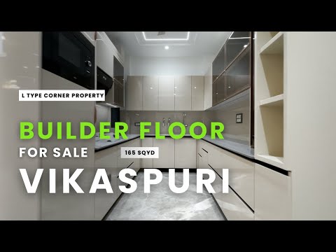 Ultra Luxurious 3 BHK Corner Builder Floor Property in Vikaspuri's Prime Location - Must See!