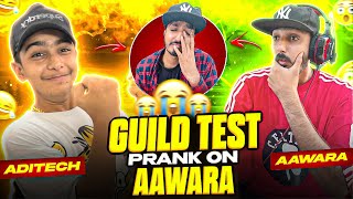 Aditech Joined New Guild 🤬 Funniest Guild Test Prank 🤣 - Free Fire Max