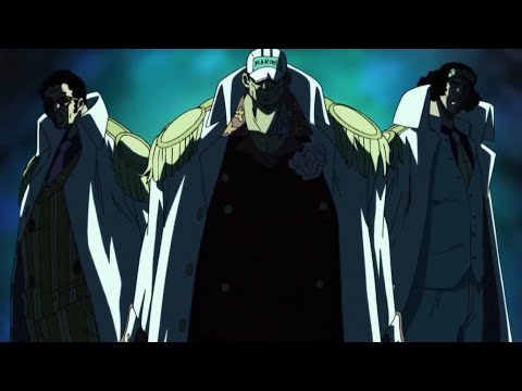 Admiral Akainu first appearance  Marineford Saga