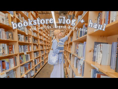 book shopping at the world’s largest bookstore 📚 + book haul