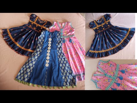 New Dress Design 2024 for Girl || Girl Frock Design Cutting and Stitching