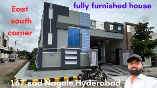 అద్భుతమైన corner fully furnished, #house East 2bhk independent house for sale in Hyderabad #nagole