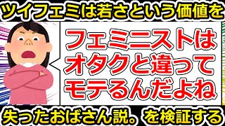 【ゆっくり解説】ツイフェミやっぱりモテないおばさん多い説。（復活しました）