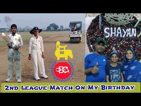 First Match On My Birthday 🎂 DDCA Under 16 League 2024🏏 #cricket #ipl #dailyvlog