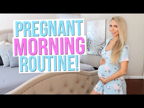 MY PREGNANT MORNING ROUTINE!