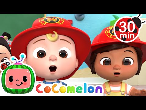 Fire Drill Song | with Nina and JJ | Cocomelon Nursery Rhymes for Kids