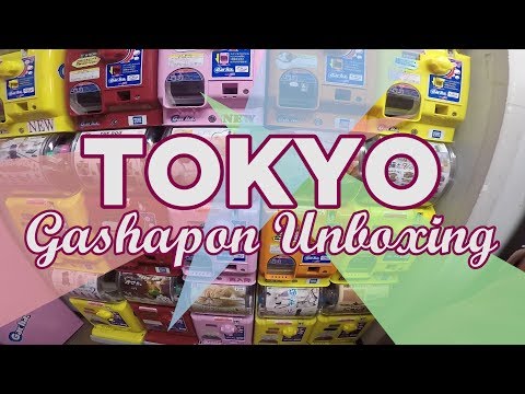 Gashapon Unboxing in Tokyo Japan!