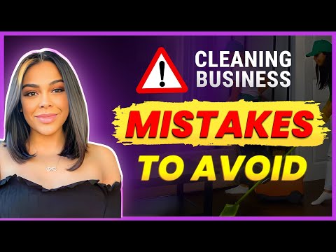 Cleaning business mistakes you MUST AVOID ❌