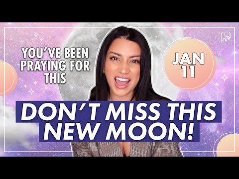 DON'T MISS THIS NEW MOON! New Moon in Capricorn Cosmic Energy 1/11