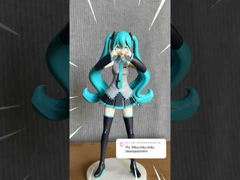 Miku Miku Beammm Figure making #mikumikubeam #miku #shorts #vocaloid