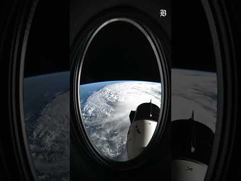 Hurricane Milton seen from space in timelapse video by NASA astronaut