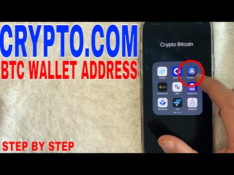 🔴🔴 How To Find Crypto.com Bitcoin BTC Wallet Address ✅ ✅