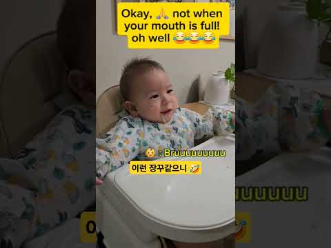 Baby is making fun 😁 😂 #cutebaby #funnyvideos #funnybaby #playwithbaby #육아일상