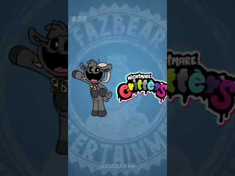 FNAF AR EDIT | Poppy Playtime | Nightmare Smiling Critters #shorts #fnaf #poppyplaytime