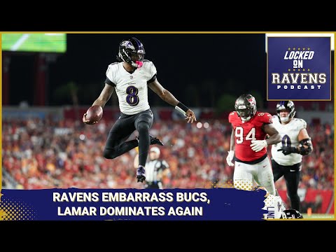 Baltimore Ravens EMBARRASS Tampa Bay Buccaneers as Lamar Jackson continues domination tour