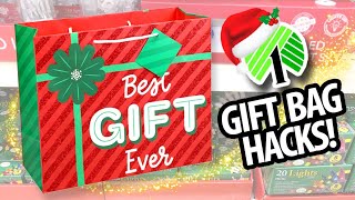 🎄25 BRILLIANT Dollar Tree Gift Bag DIYs & HACKS for Christmas 2024