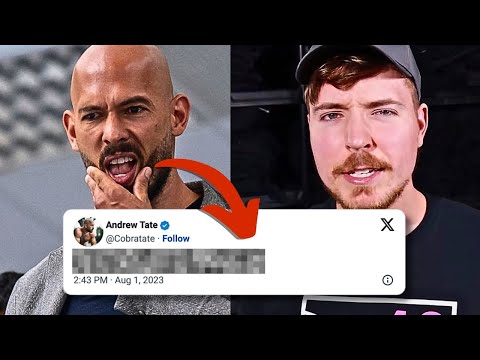 Andrew Tate BEEF On Twitter with MR.BEAST (NEW Video)