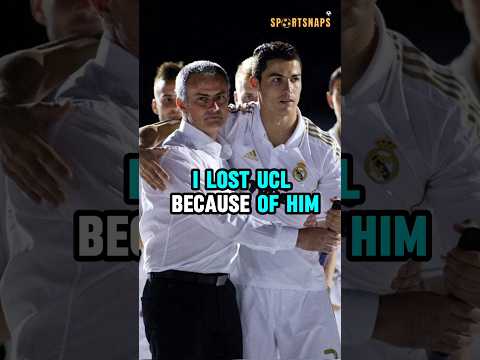 The match that made Ronaldo faint after the game and caused Mourinho to cry 😢💔 #shorts