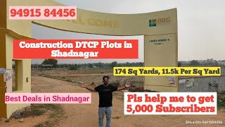 #Plots in Shadnagar #Plots for Sale in Shadnagar #Plots near Shadnagar Town #Construction Plots SDNR