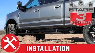 2017 F250 and F350 AMP Research PowerStep Plug N Play Running Boards Install