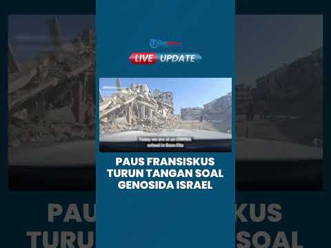 Paus Fransiskus Turun Tangan di Konflik di Jalur Gaza, Desak Investigasi Genosida Israel