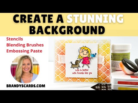 Create Stunning Backgrounds using Decorative Masks & Stencils