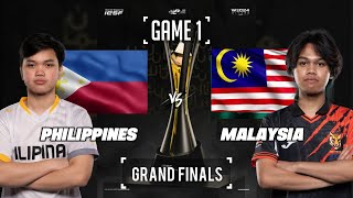 PHILIPPINES vs MALAYSIA GAME 1 GRAND FINALS MLBB | WEC24 RIYADH IESF