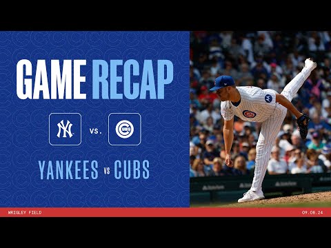 Game Highlights: Cubs win game three vs. New York! | 9/8/24