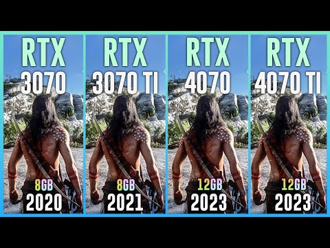 RTX 3070 vs RTX 3070 TI vs RTX 4070 vs RTX 4070 TI - Test in 20 Games | 1080p | 1440p | 4K