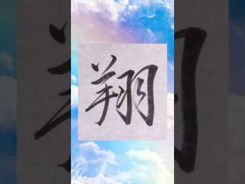 【書道】『翔』を行書で書いてみた♪